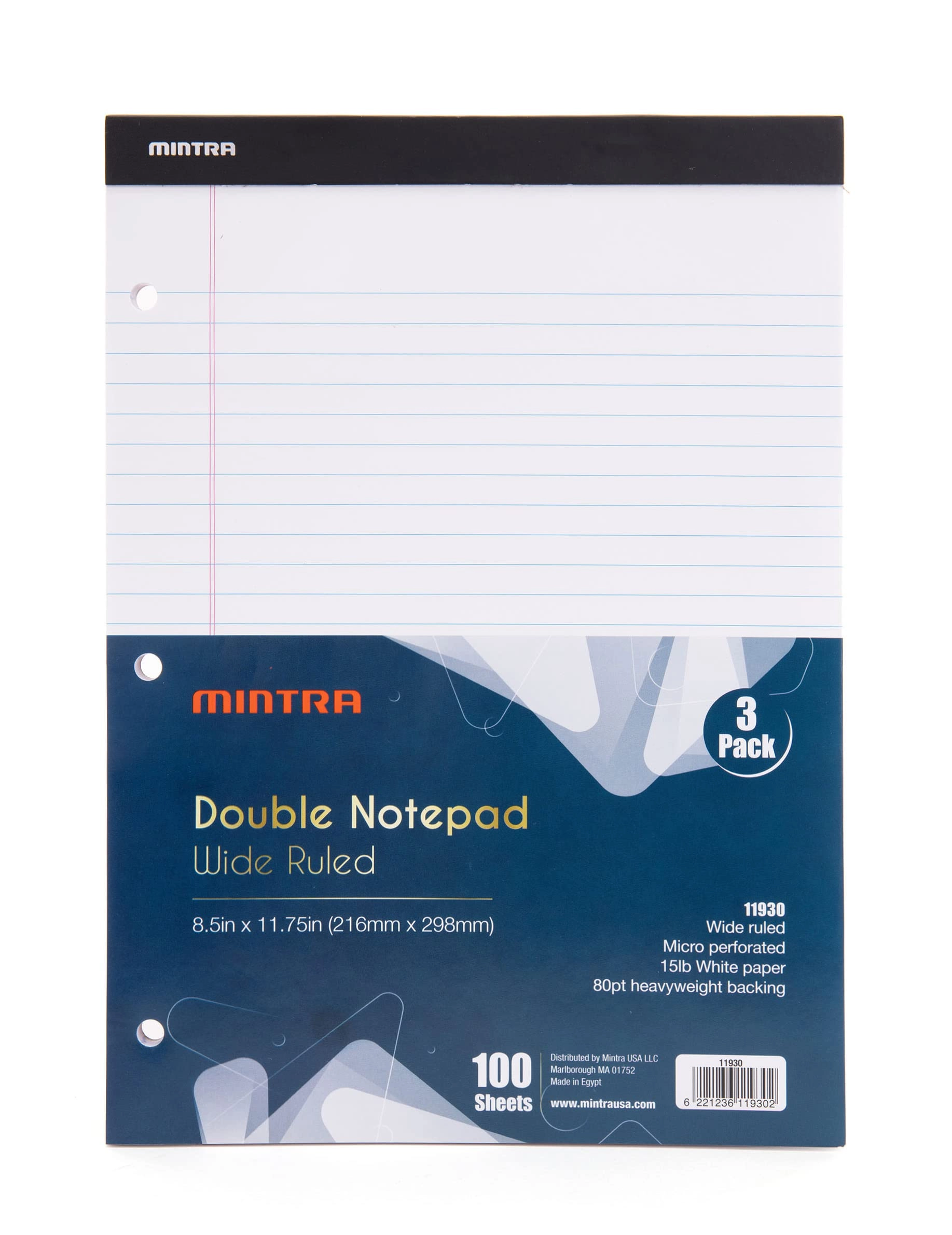 Canary Legal Pads 8.5"x11" Softcover - Lined 50 Pages