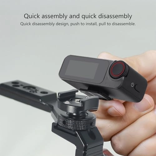 Quick Release Cold Shoe Holder - 360 Degree Rotating Aluminium Alloy