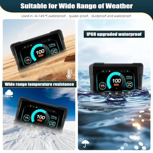 Motorcycle Dashcam Carplay - 1024*600