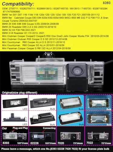 Reversing Camera Replacement - Night vision
