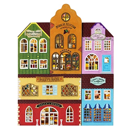 Miniature Wooden Dollhouse Furniture Kit - Creative Room 1:24