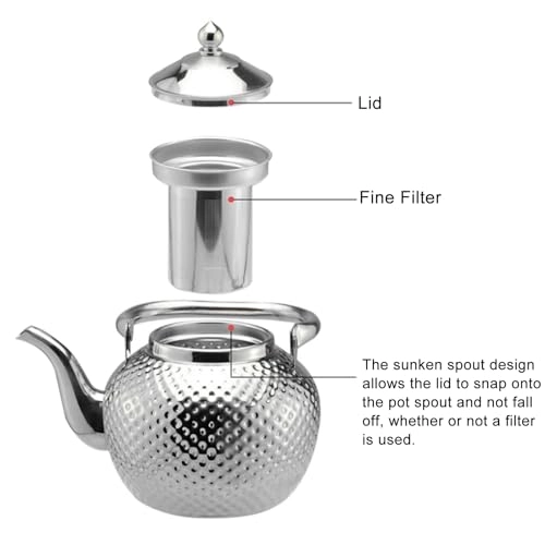Tea Kettle - Stainless Steel 1.2L