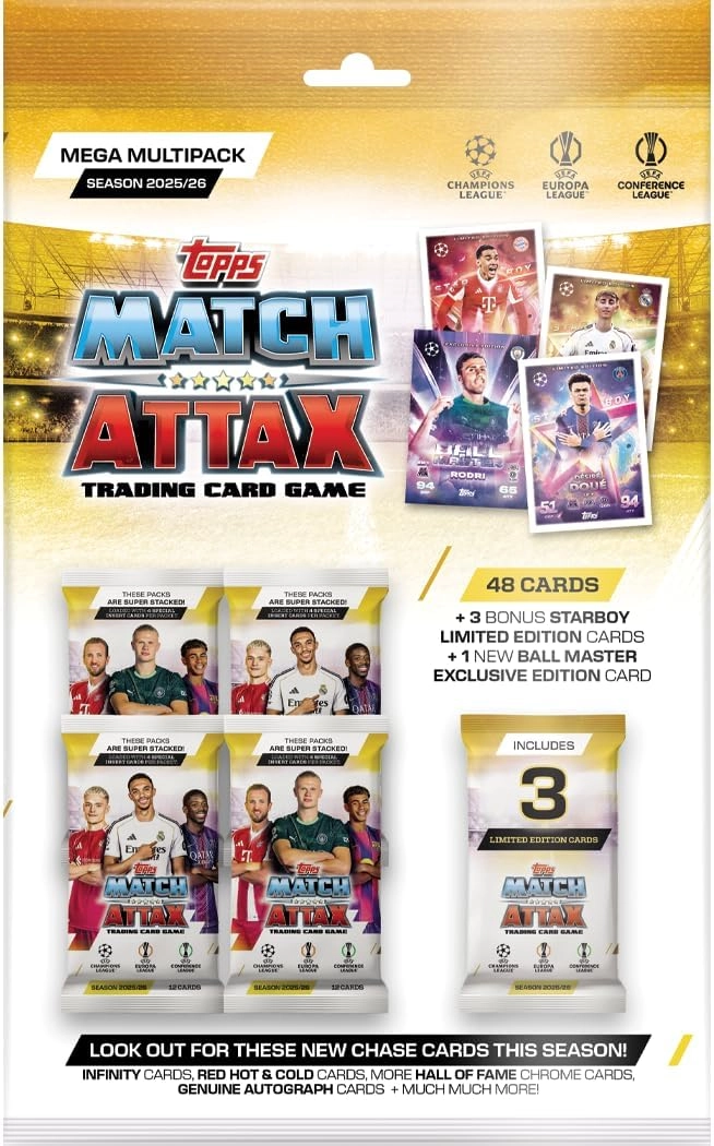 Match Attax 2025/26 - 4 (12- card) Packets Pack
