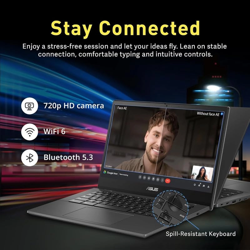 Chromebook CM14 CM1402CM2A - 14'' Kompanio 520 4GB DDR4 64GB eMMC