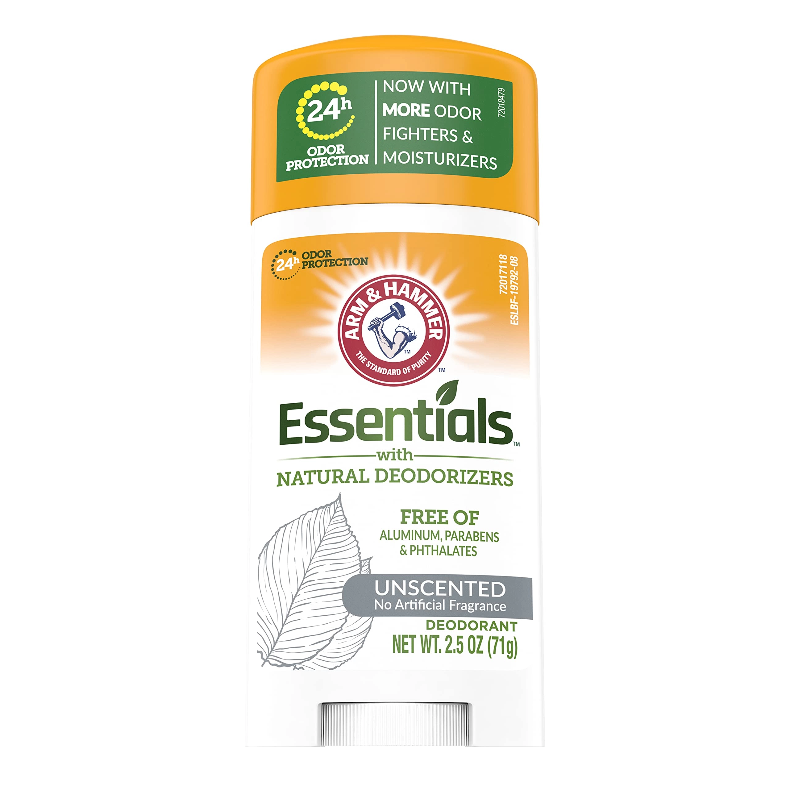 Essentials Solid Deodorant - Unscented 71.24 gram Pack