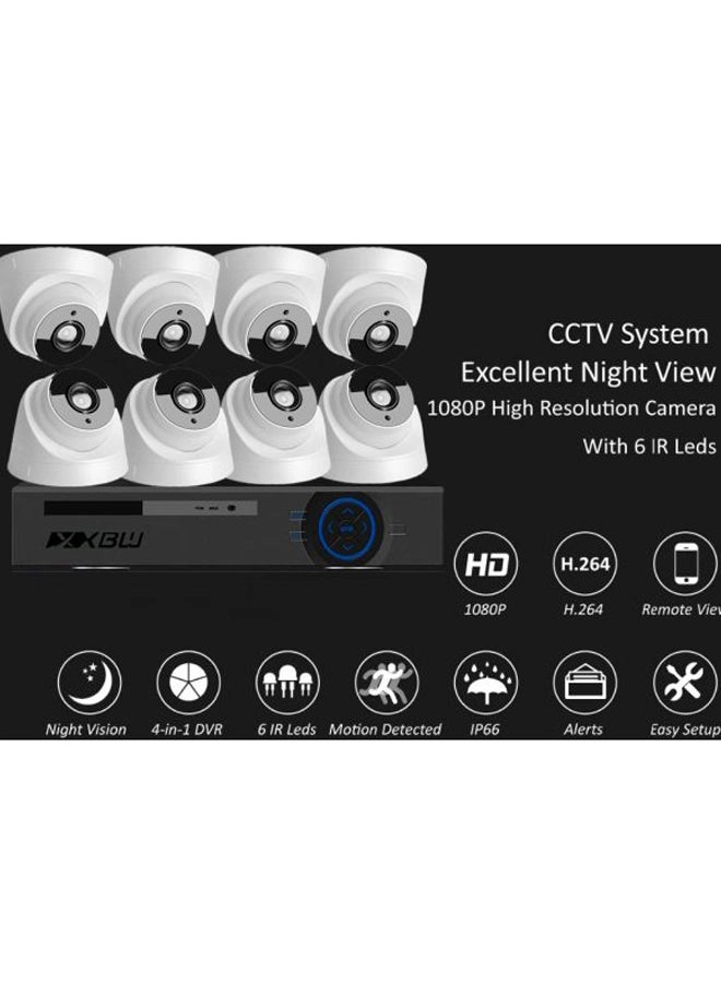 4CH-5MPDVR - 1TB 8 Channel