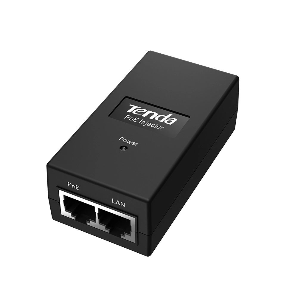 PoE Injector - 48V 15.4W IEEE 802.3af 10/100Mbps