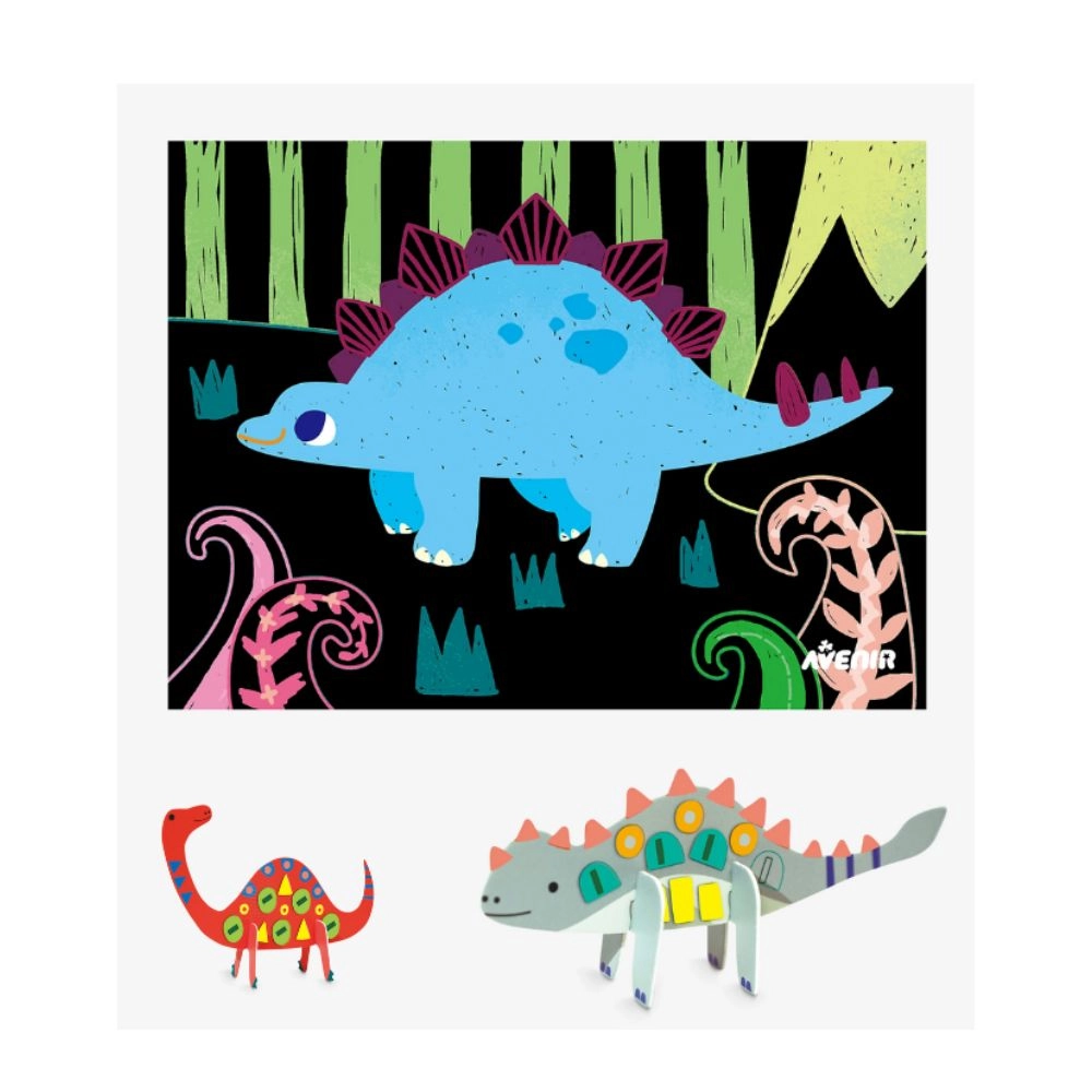 4-In-1 Dinosaur Craft Kit