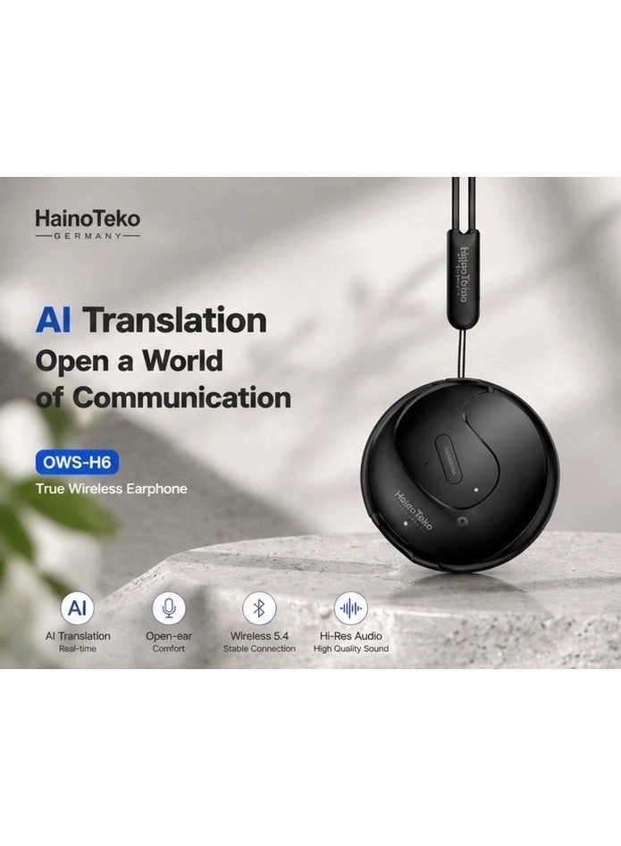 Haino Teko OWS-H6 - AI Translation Bluetooth 5.4