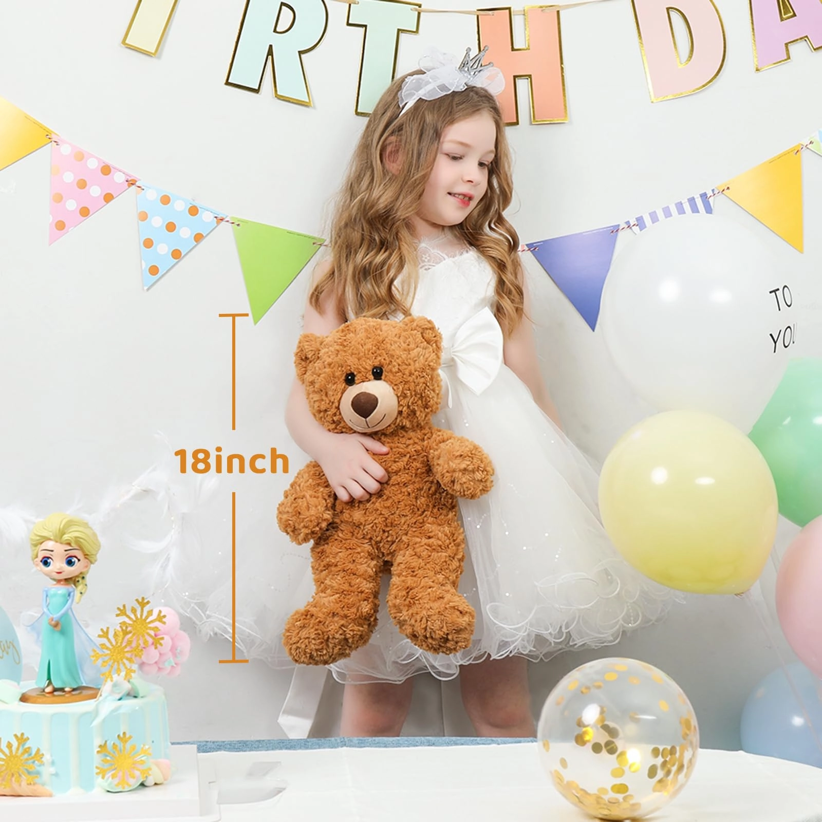 Small Teddy Bear - 18inch Beige
