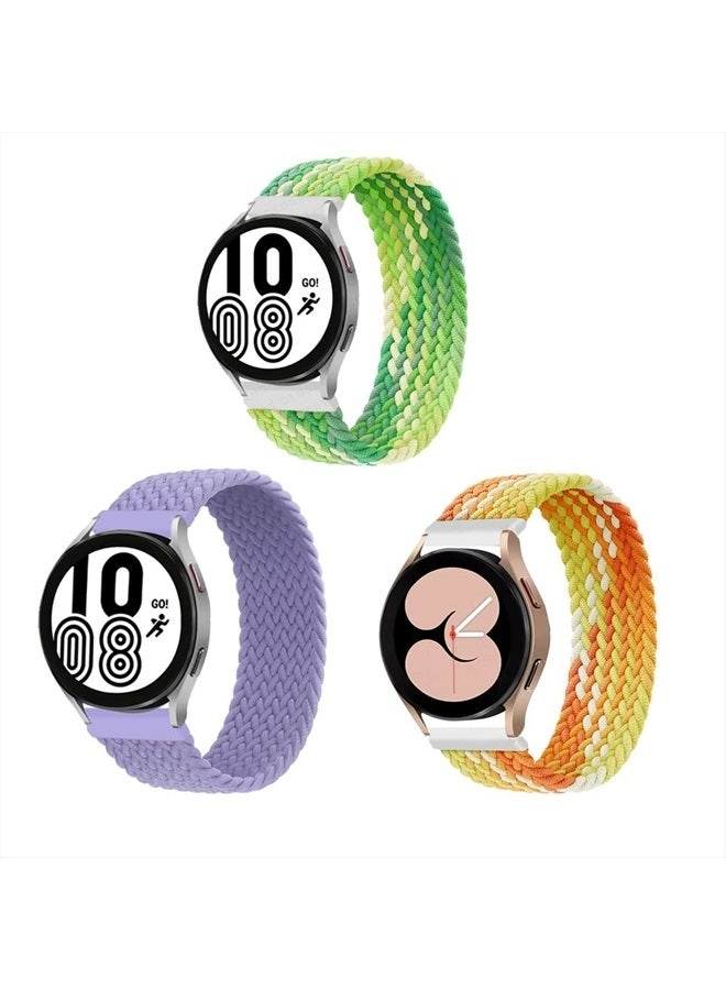 Nylon 20mm Watch Band for Samsung Galaxy Watch 5/5 Pro/4/4 Classic/3/Active (20mm)