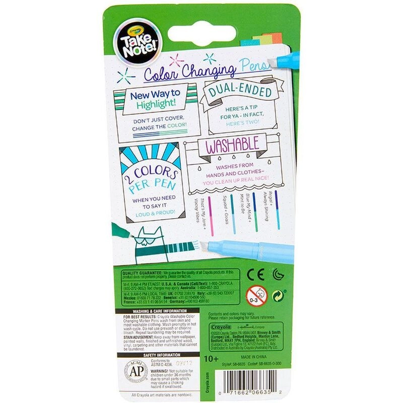 Color-Changing Pens - 4 Pack