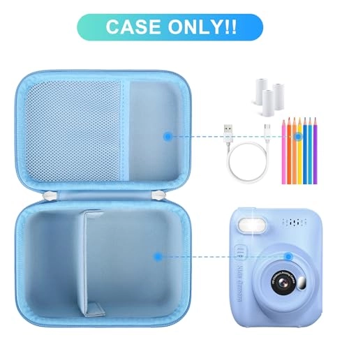 Carrying Case - 14.75 x 12.09 x 9.27 cm Compatible with ESOXOFFORE / GKTZ / WEEFUN / Eveedo / Anchioo / YTETCN