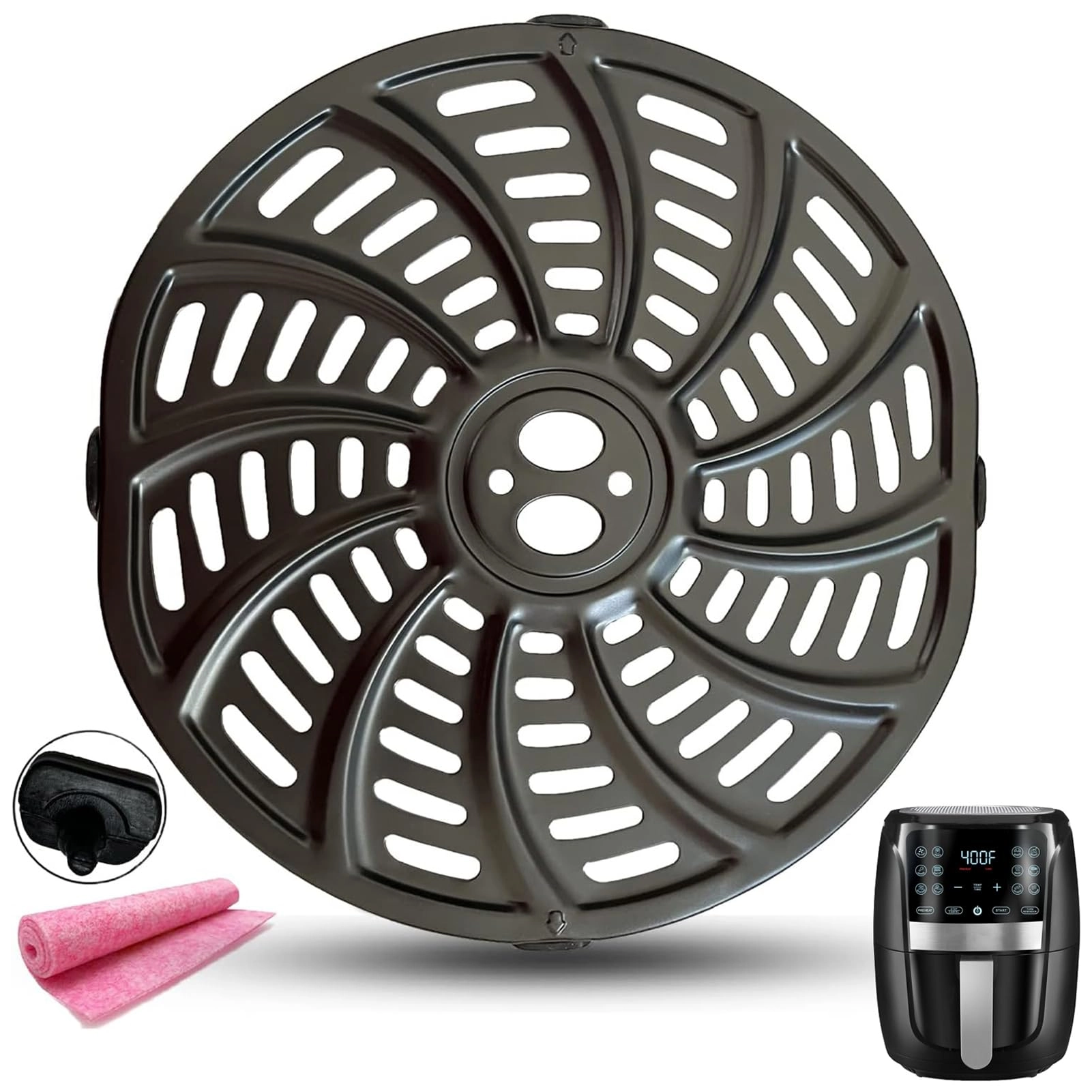 Air fryer replacement tray - Carbon Steel 1 piece