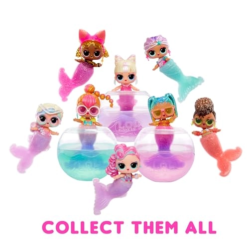 Mermaids Tots - Color Change Tail 8 Dolls Ages 4+