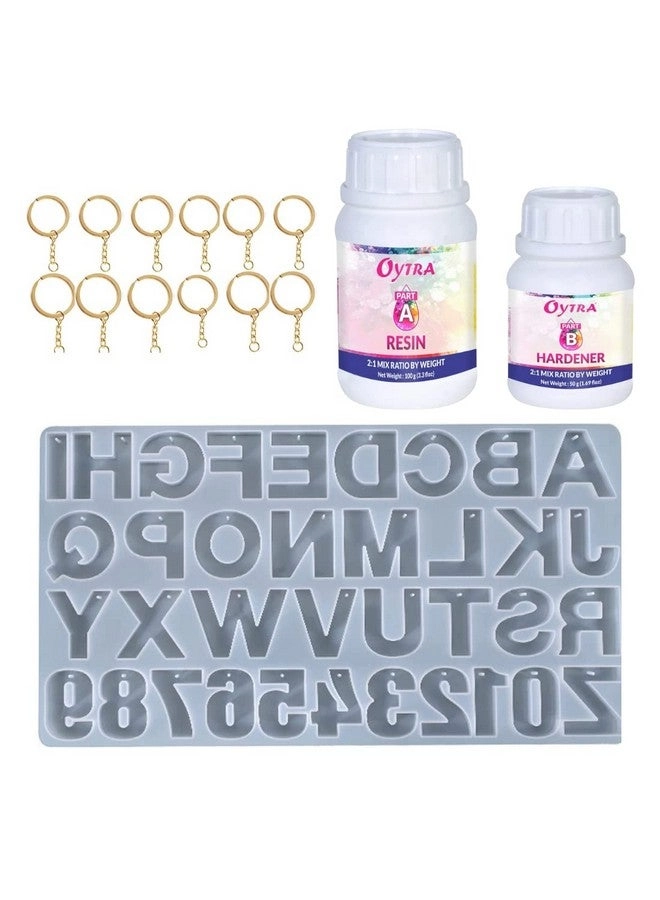 Oytra Resin Keychain Making Set - Diy Kit With Moulds Multicolor