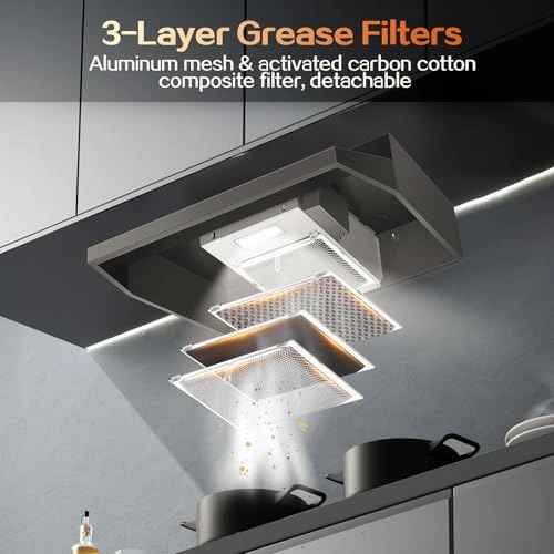 Under Cabinet Range Hood - 280 CFM 24 inch