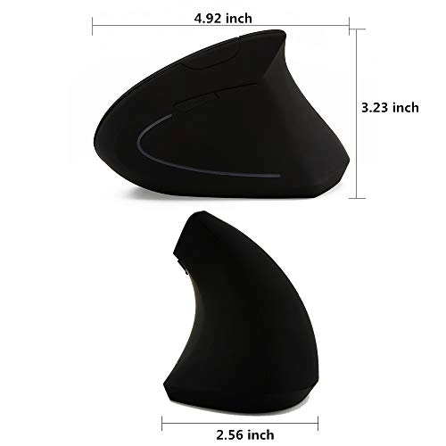 Left Handed Ergonomic Vertical Mouse - USB