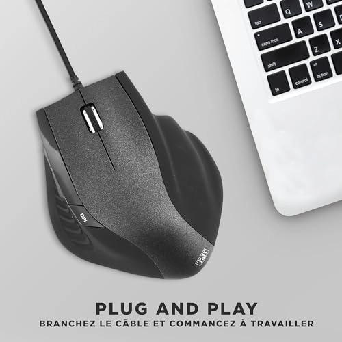 Souris Ergo ergonomique pour droitier - USB