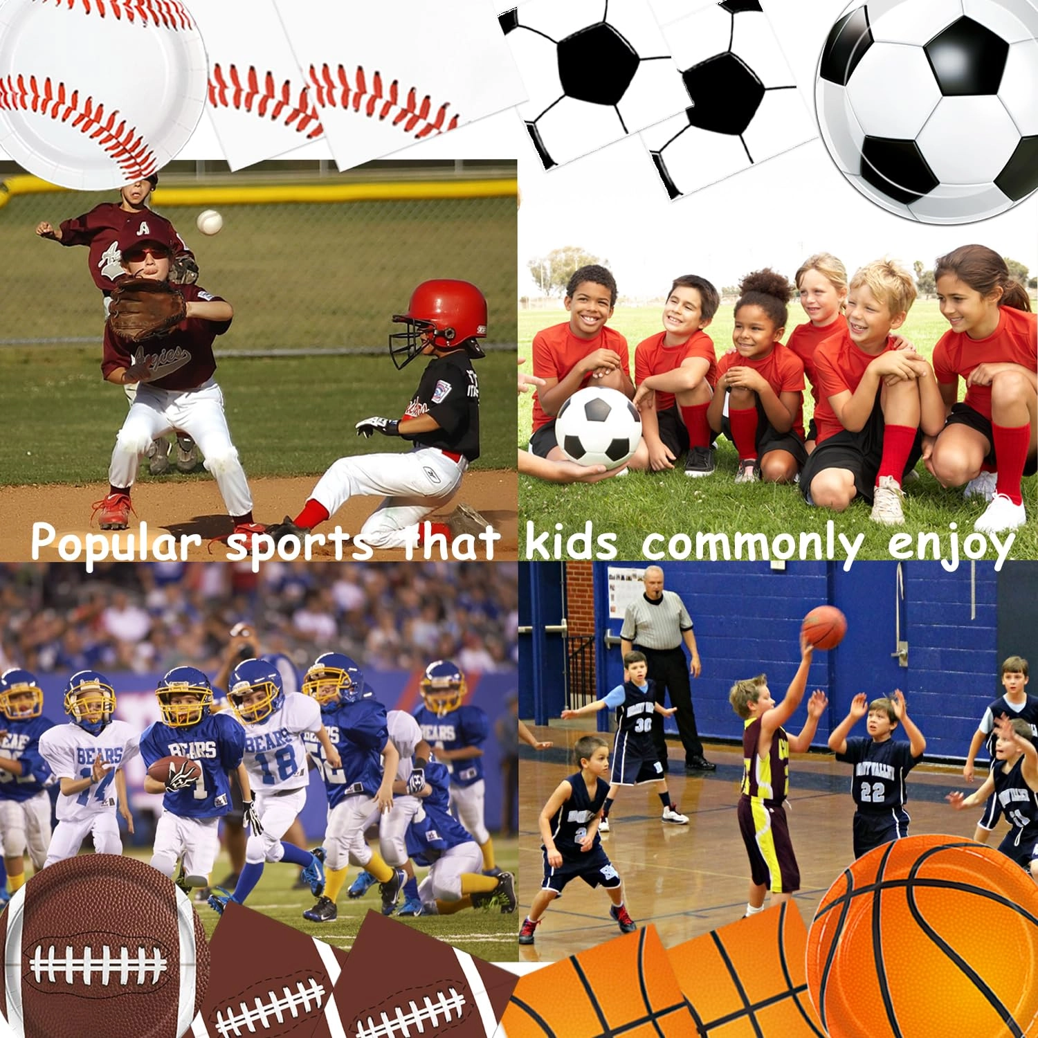 Sports Birthday Party Decorations - 191 PCS Birthday
