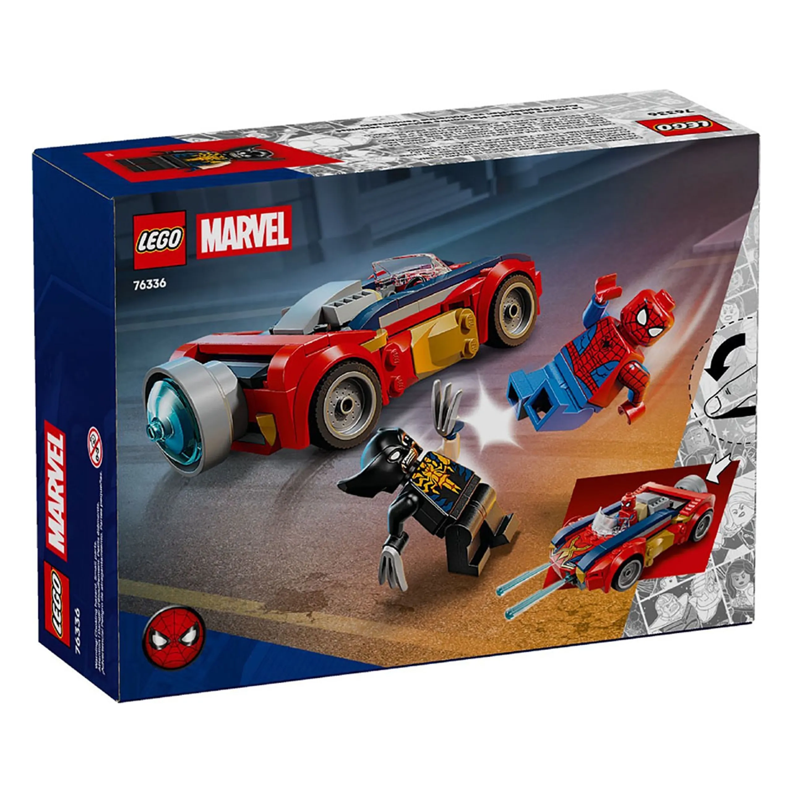Marvel Spider-Man Car vs. Venomized Wolverine (76336)