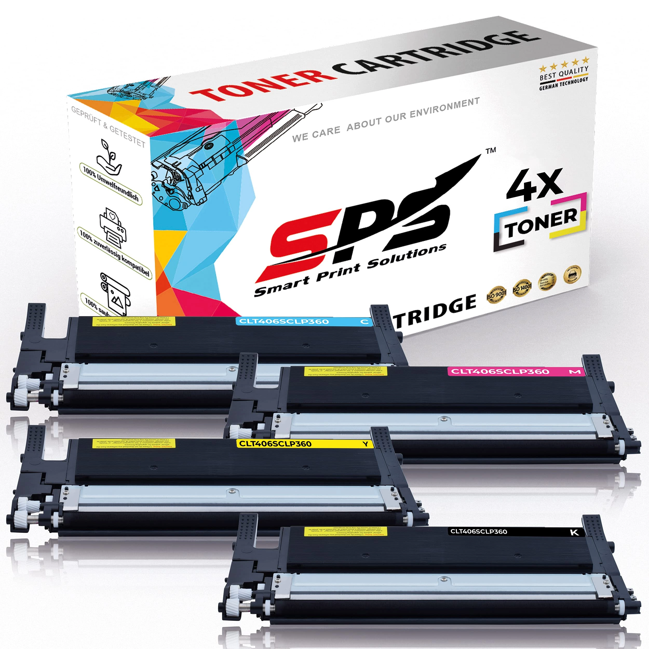 smart print solutions llc CLT M406S/CLP360 - BK + CLT M406S/CLP360 - C + CLT M406S/CLP360 - Y + CLT M406S/CLP360 - M