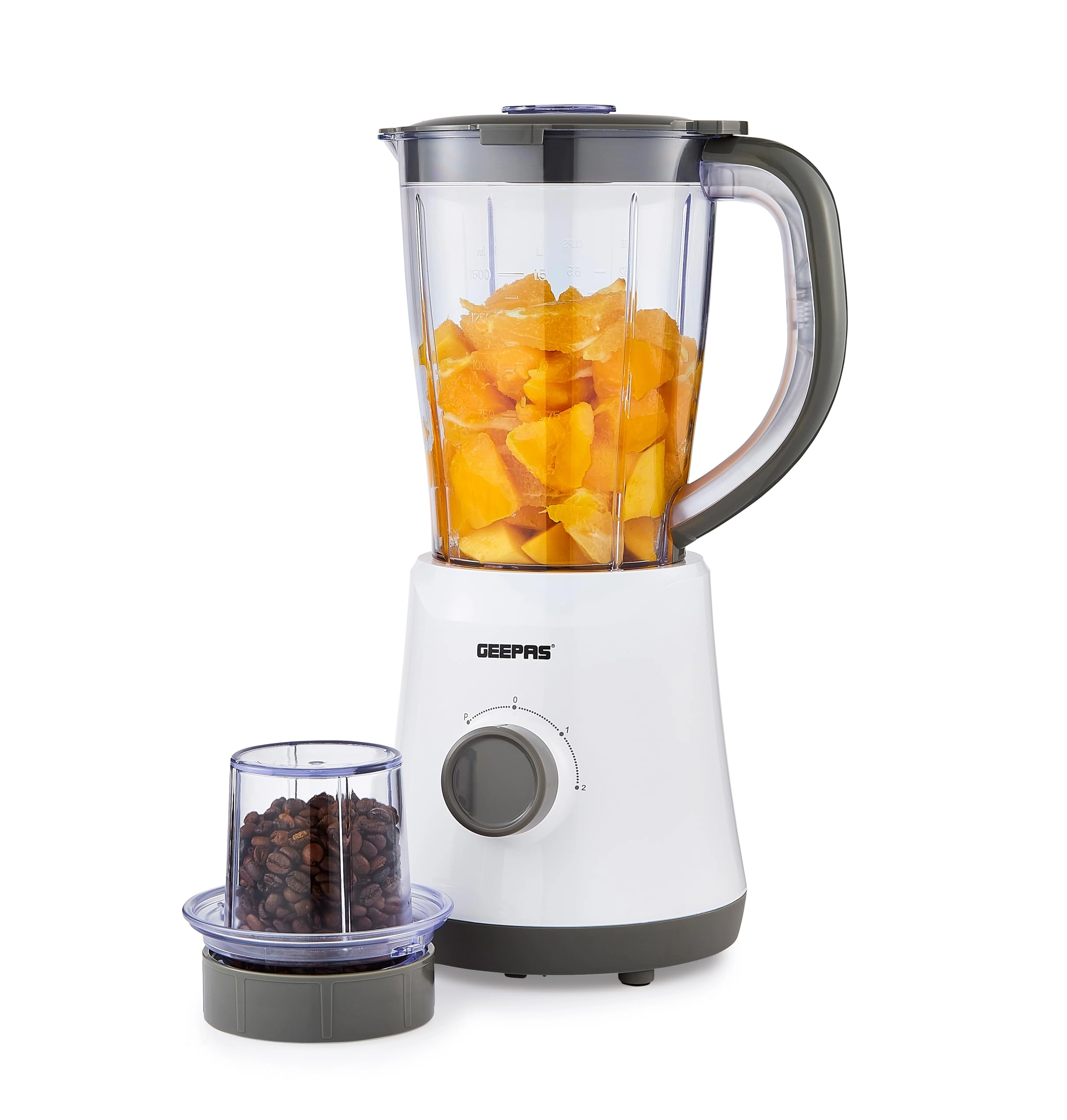 GEEPAS 2-in-1 Food Jug Blender - 500W