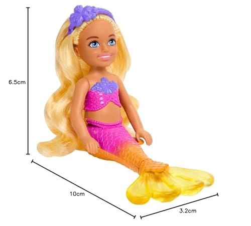 Chelsea Mermaid Doll - Wavy Blond Hair Ombre Tail Ages 3+