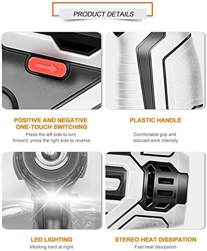 Two-Speed Rechargeable Lithium Electric Impact Wrench - 30 (n*m)