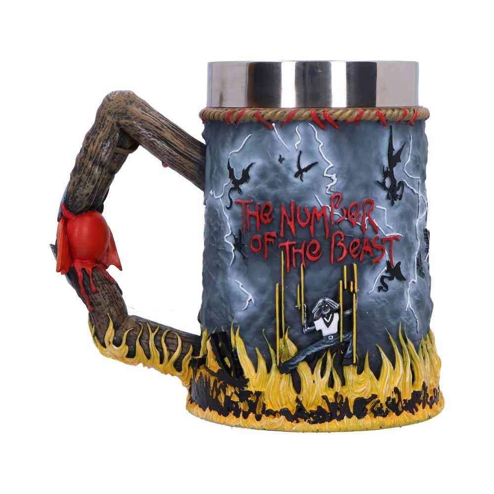 Iron Maiden The Number of the Beast Tankard - Resin hand-painted