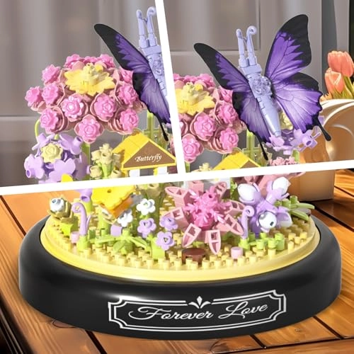 Purple Butterfly Flowers - 582 pcs