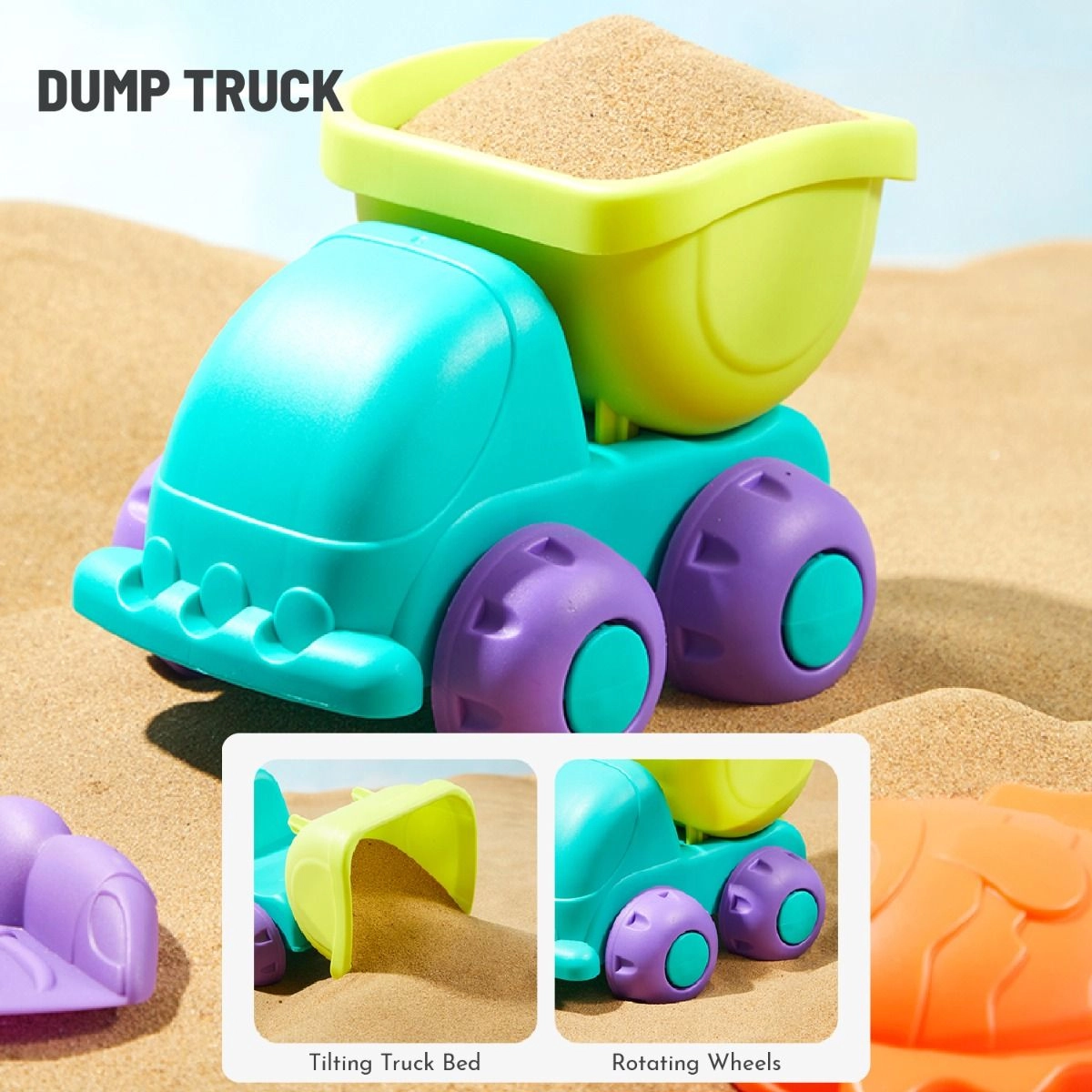 Beach Toy Set - 8-in-1 Sand & Water Ready