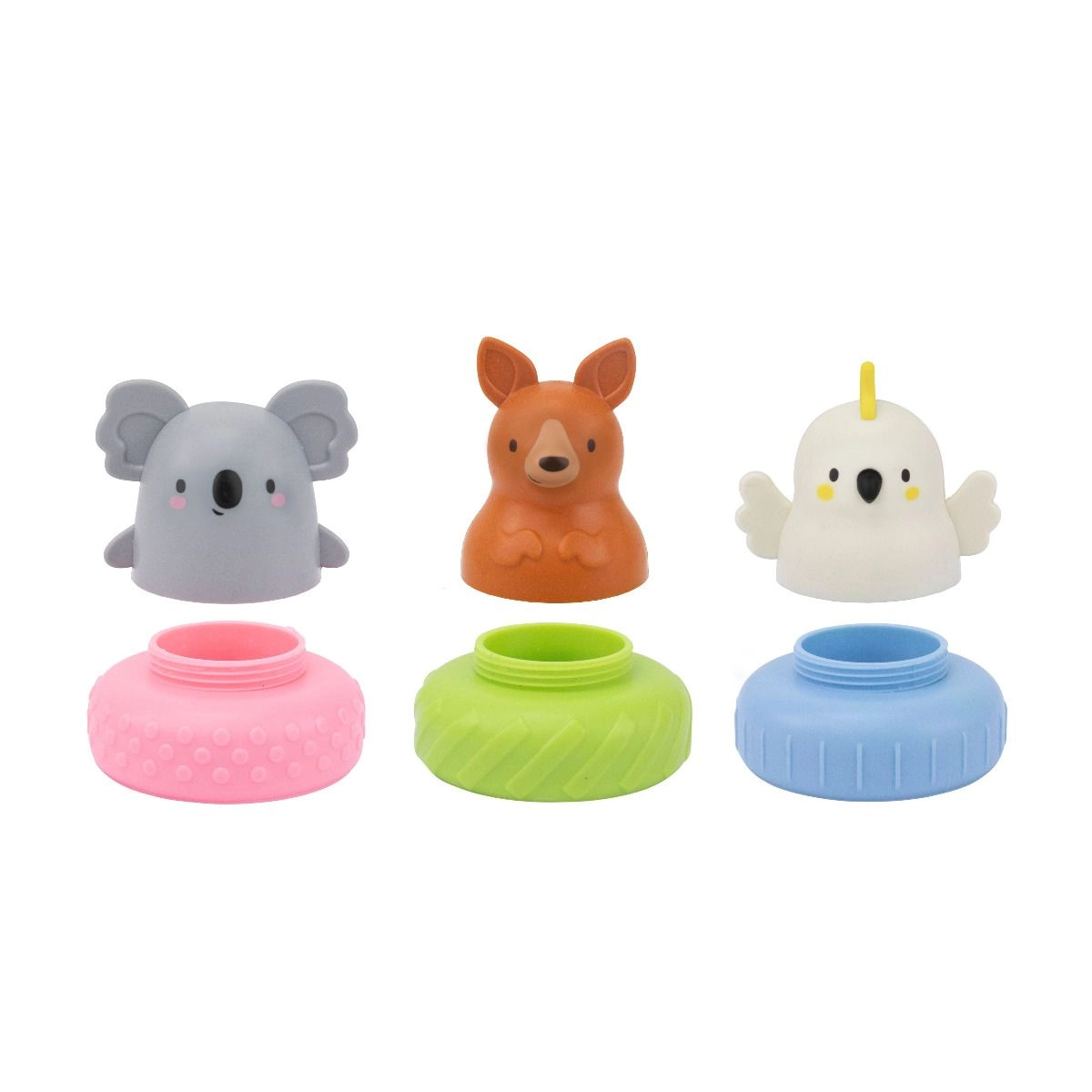 Mix & Match Bath Mates - Aussie Animals Suitable for 0 month and above
