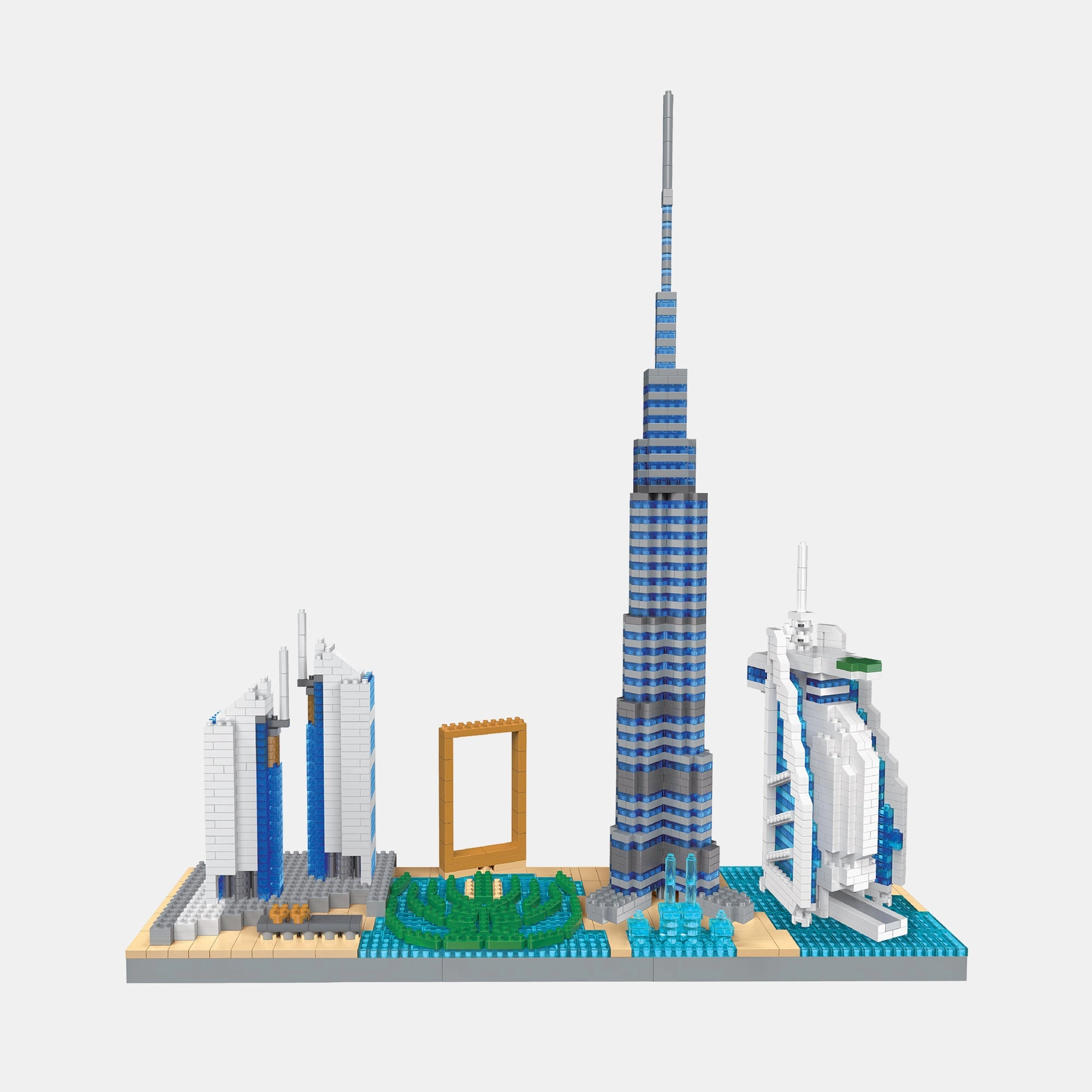 BORDERS Dubai Skyline - 3000pcs Dubai Architecture