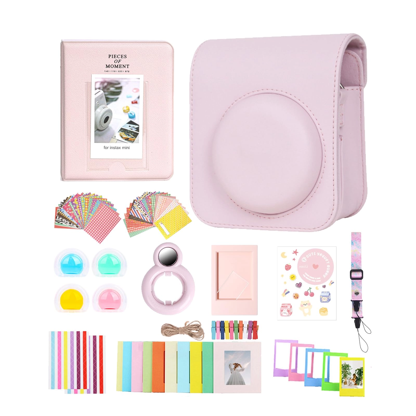 Aisnyho 12 in 1 Accessories Kit for Fujifilm Instax Mini 12 Instant Camera