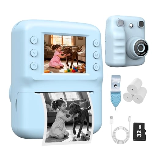 Kids Camera Instant Print - 1080P 32G