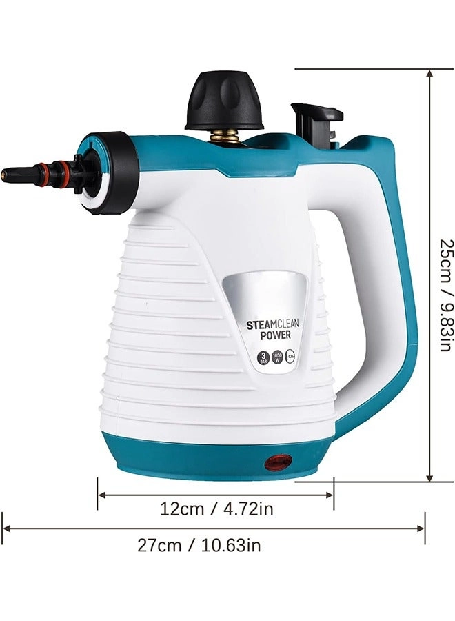 Handheld Pressurized Steam Cleaner - 900-1050W 220°F-230°F