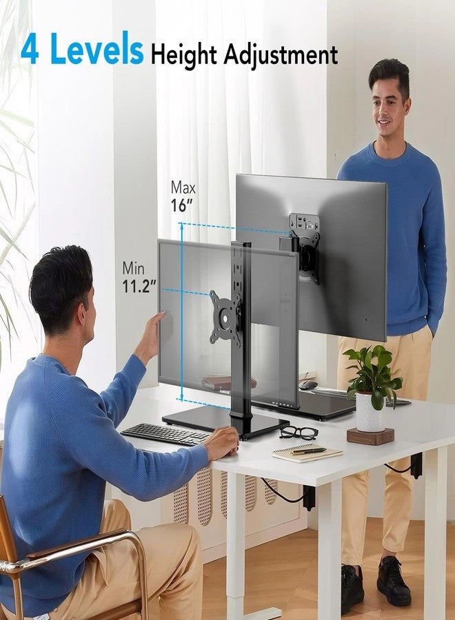 Single Monitor Desk Stand - Single 13 inch to 32 inch VESA 75x75mm or 100x100mm