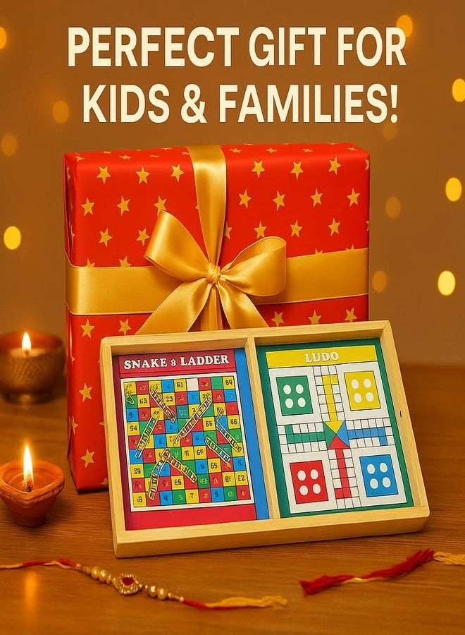 Fastest Finger First Sling Puck - Wooden + Ludo + Chess