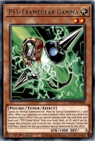 Yugioh Singles PSY-Framegear Gamma TOCH-EN036