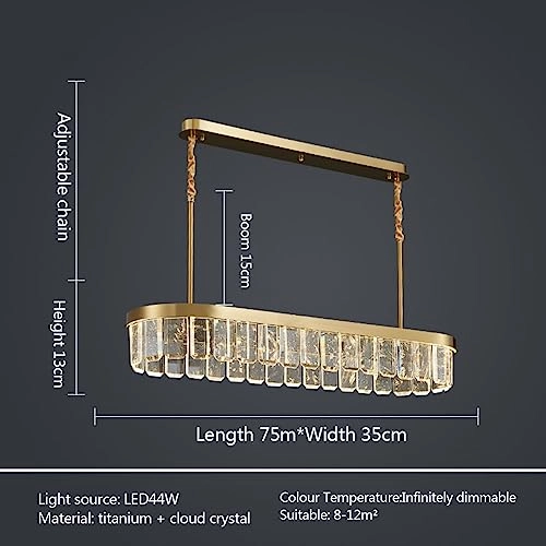LED Nordic Style Chandelier - 8t Gray and gold