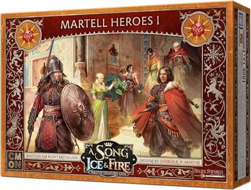 A Song of Ice and Fire Tabletop Miniatures Game: Martell Heroes I Box Set - Multilingual Edition Strategy Game