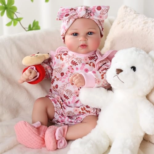 Abby Reborn Baby Doll - 17-inch Vinyl Cotton Ages 3+