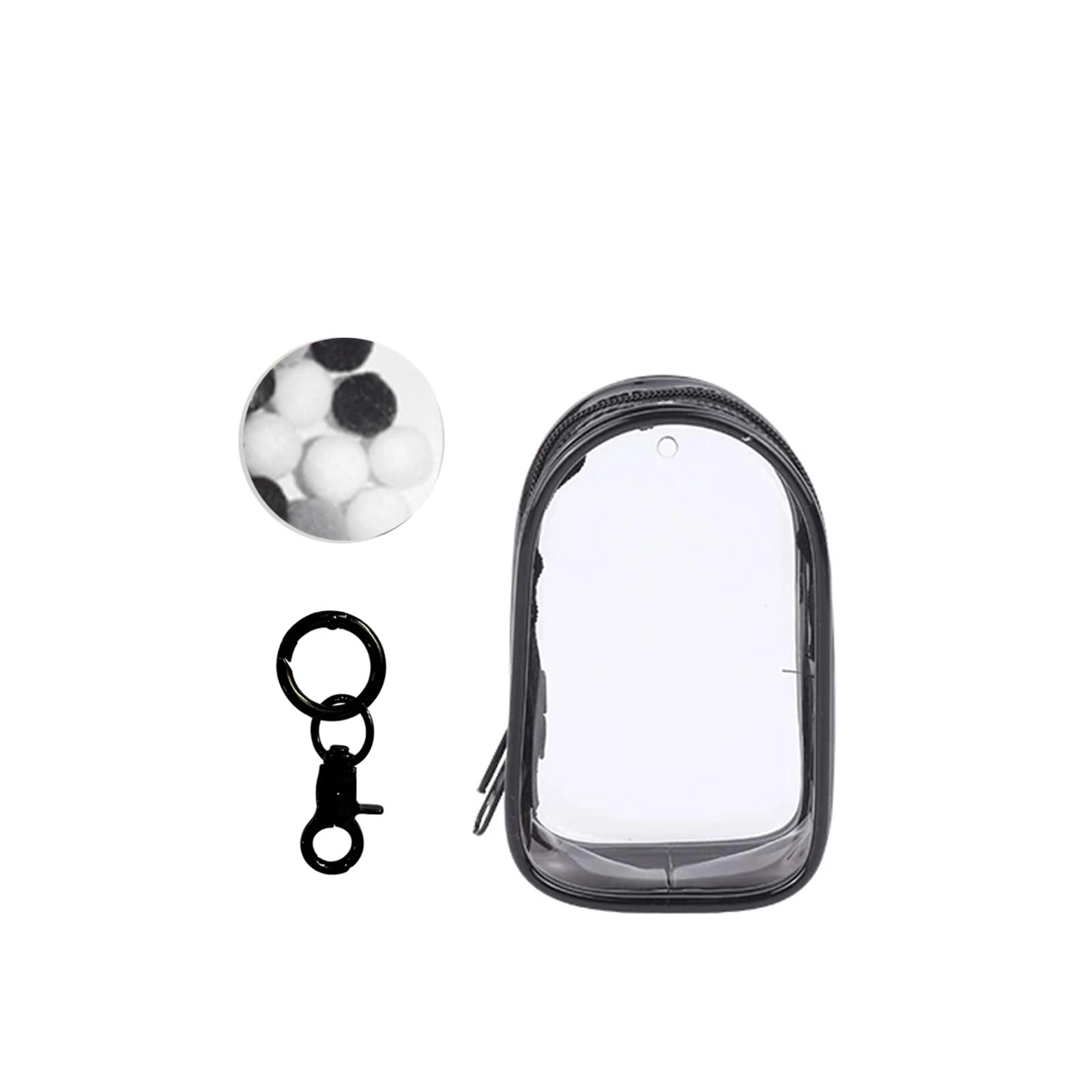 Yushen Figure Display Bag - Small Black Keychain