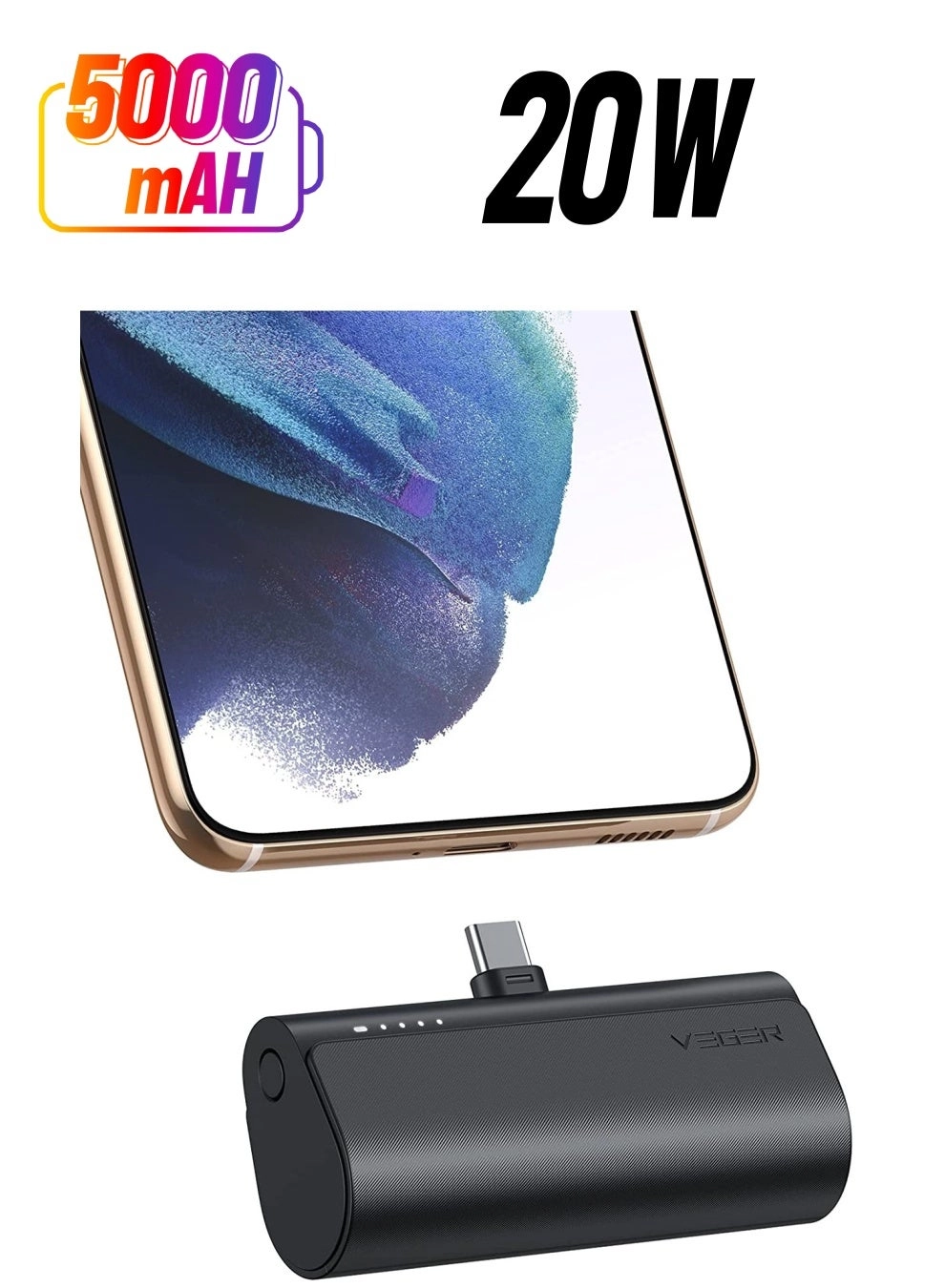 VEGER - 5000 Watt-hour 20W