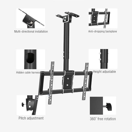 TV Ceiling Mount - 80kg 37-85 inch