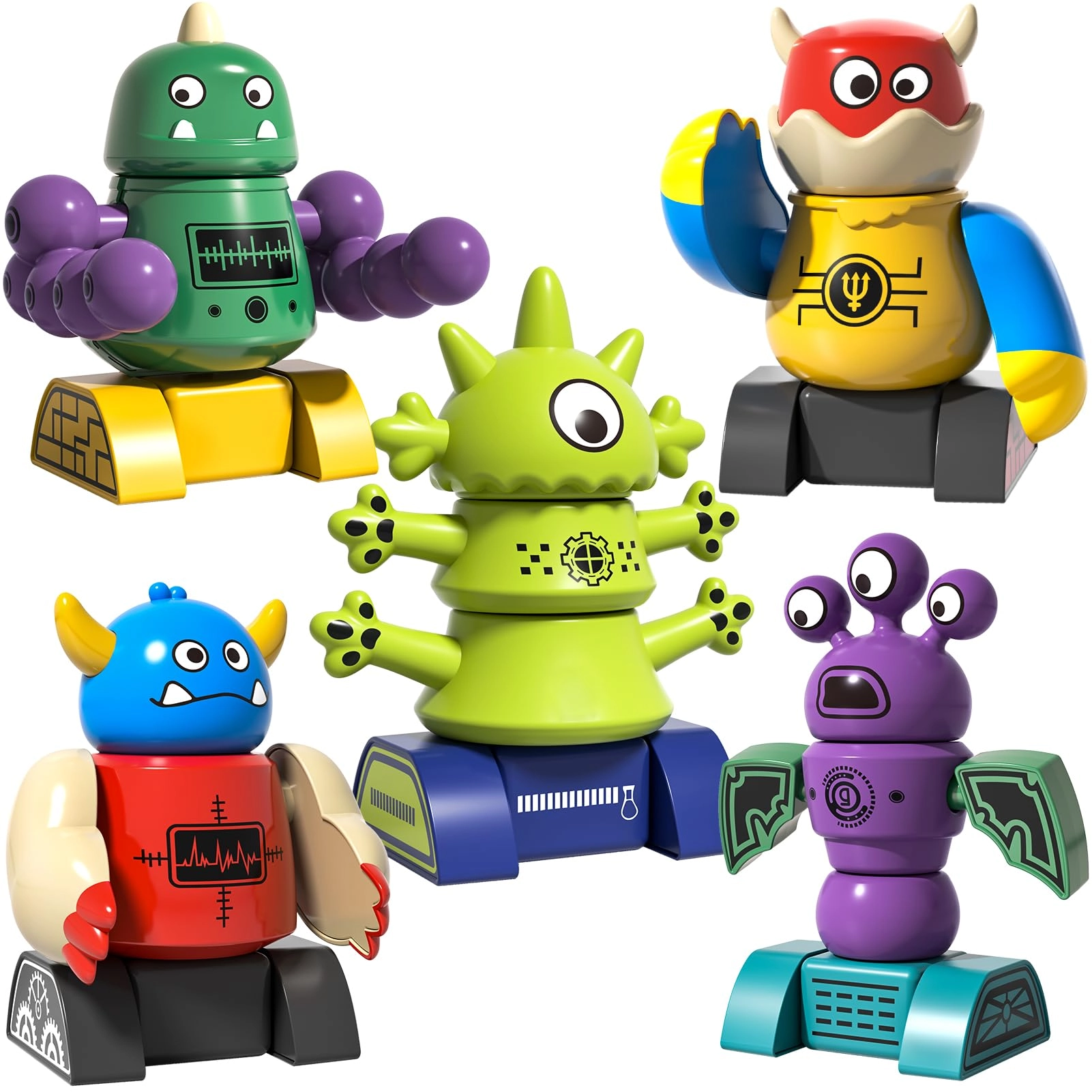 BLmukce Magnetic Robot - 3-5 years 35 pieces