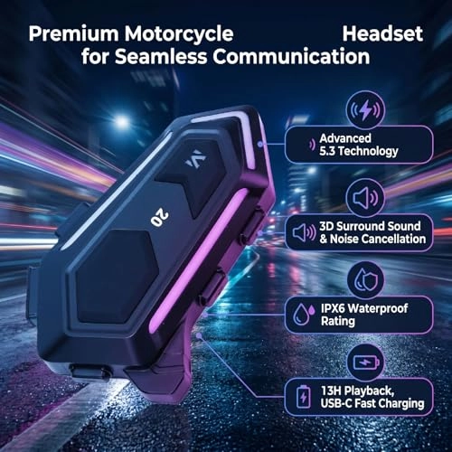 Helmet Headset - Bluetooth 5.3