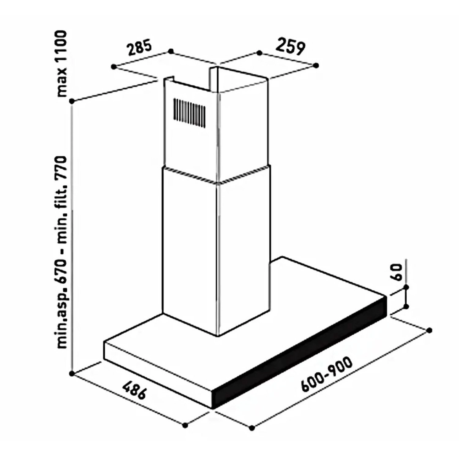SMH90TIX - 800 cubic metre per hour 900 millimeter