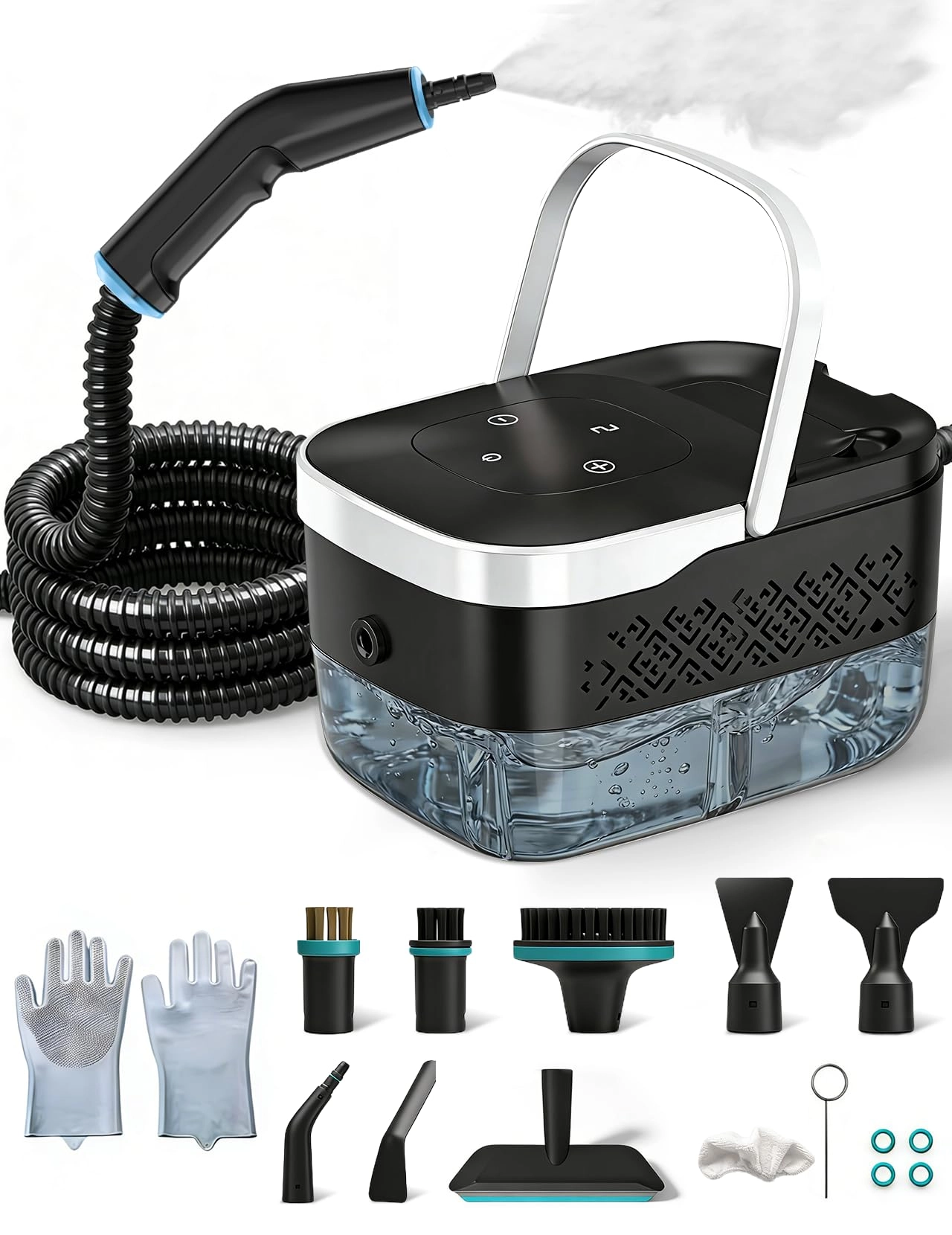TechVizrs Steam Cleaner - 4 bar 1250 Milliliters